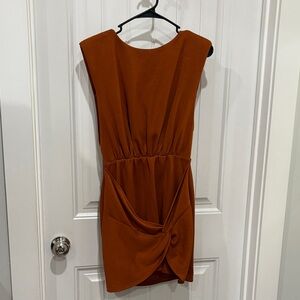 Free People Rust Midi Dress